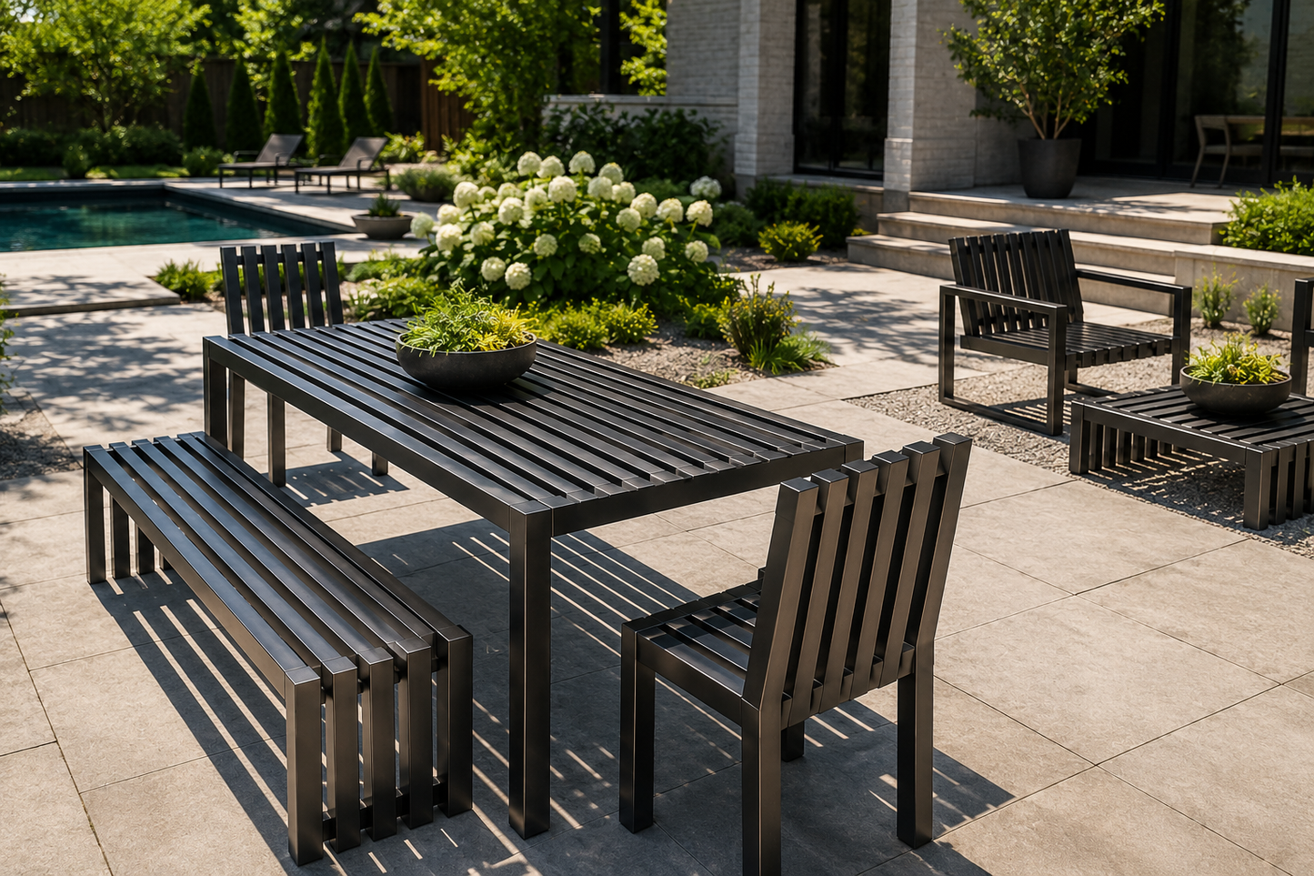SLAT Dining Table 72'