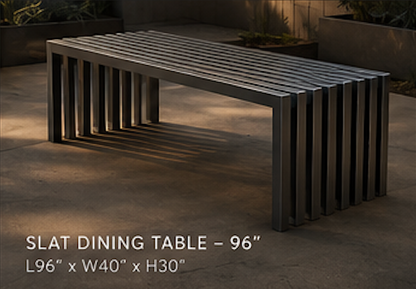 SLAT Dining Table 96'